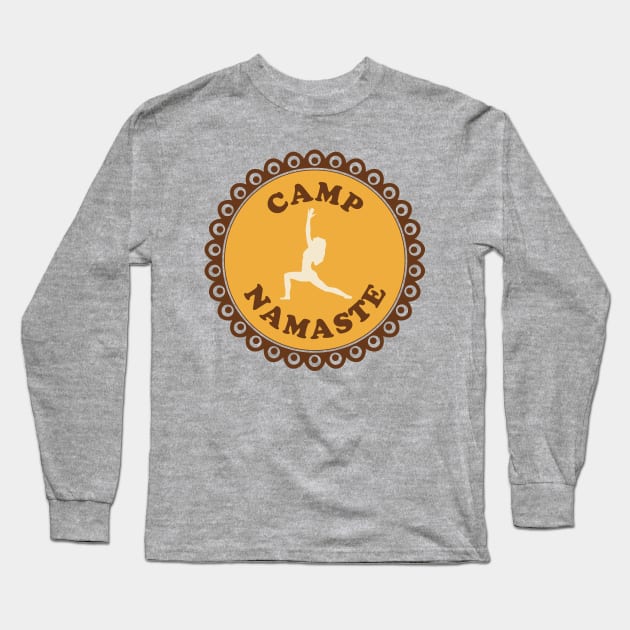 Camp Namaste Long Sleeve T-Shirt by AndrewArcher